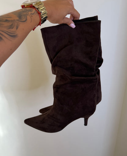 BOTA FRUNCE KITTEN CHOCO