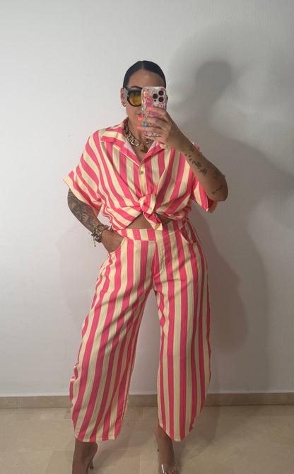 PANTALÓN GLOBO RAY YELL ND ROSE