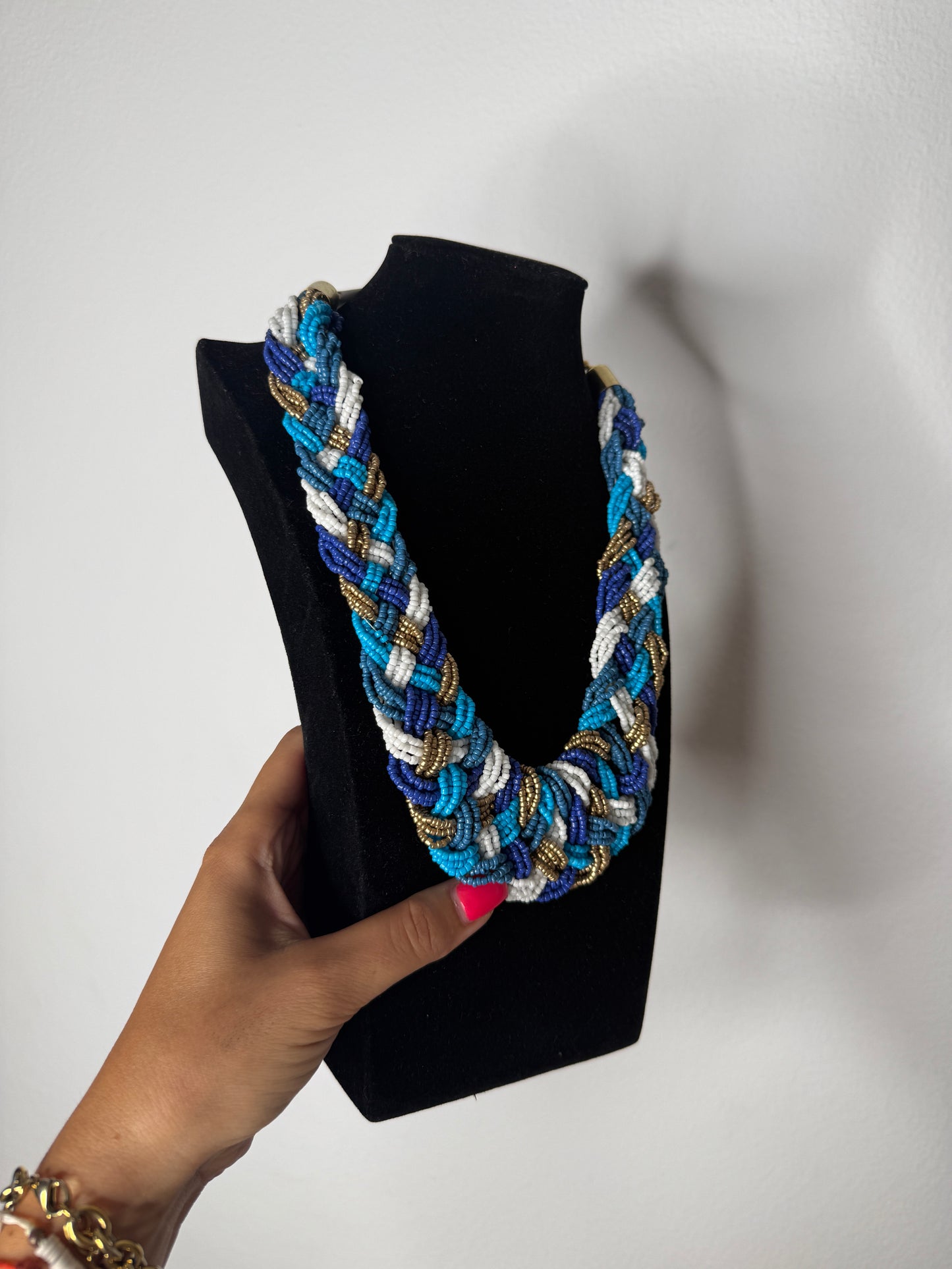 COLLAR TRENZADO BLUES